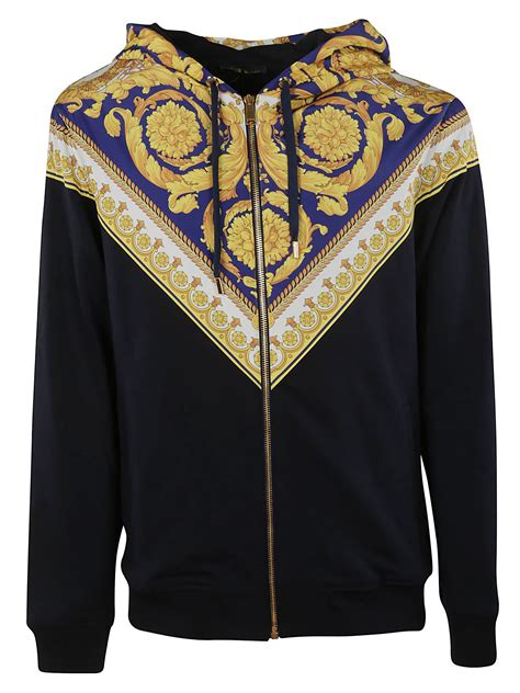 mens versace jumper sale|Versace barocco hoodie.